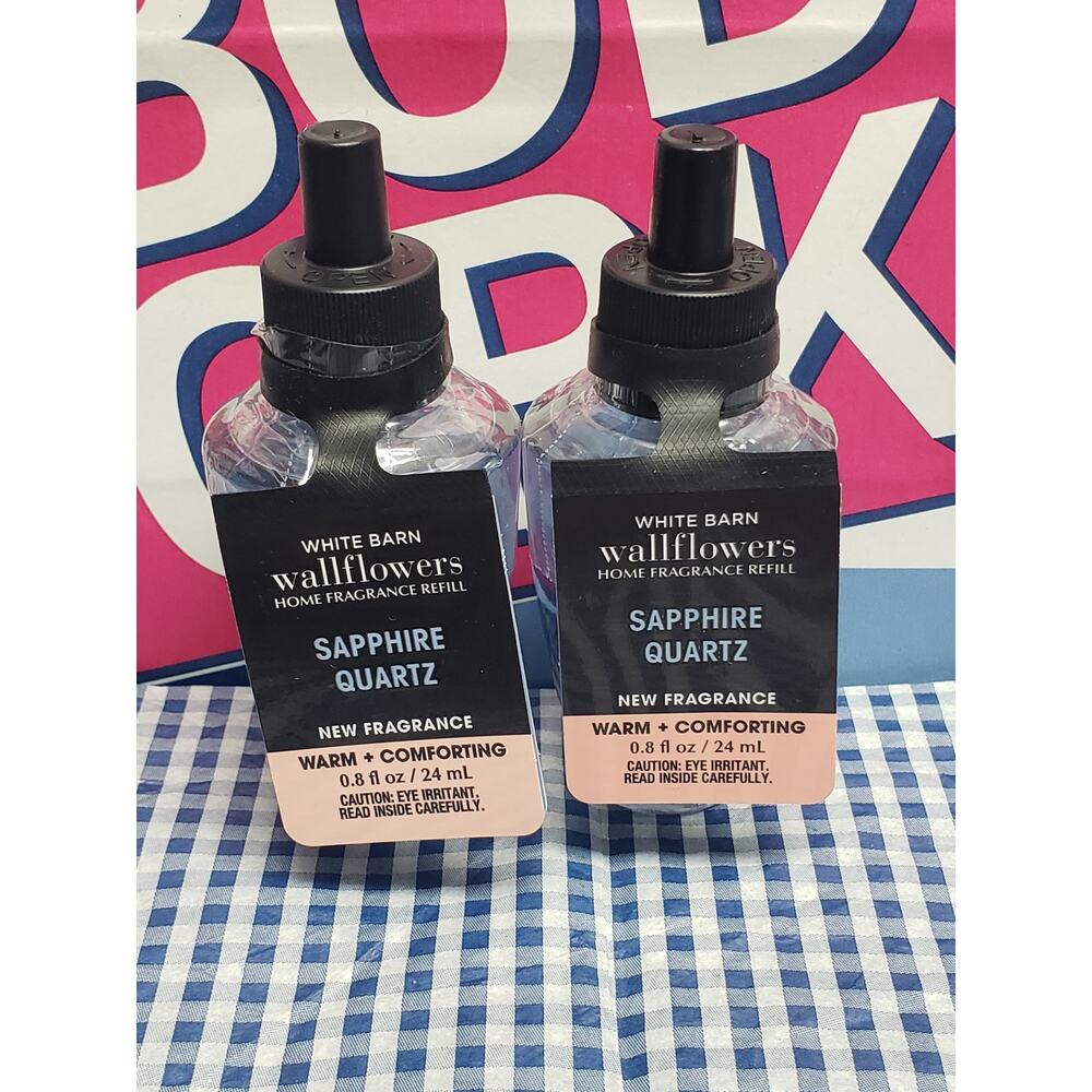 BBW Sapphire Quartz WARM & COMFORTING Fragrance Wallflower 2 Refills